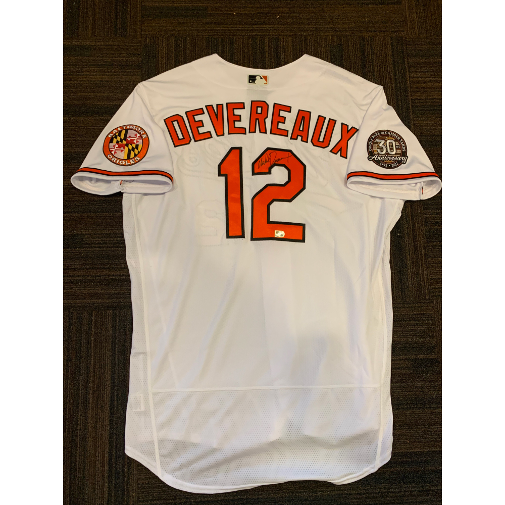 Mike Devereaux: Jersey - Autographed | Baltimore Orioles Auctions