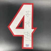 NFL - Texans Vonta Leach Signed Jersey Number