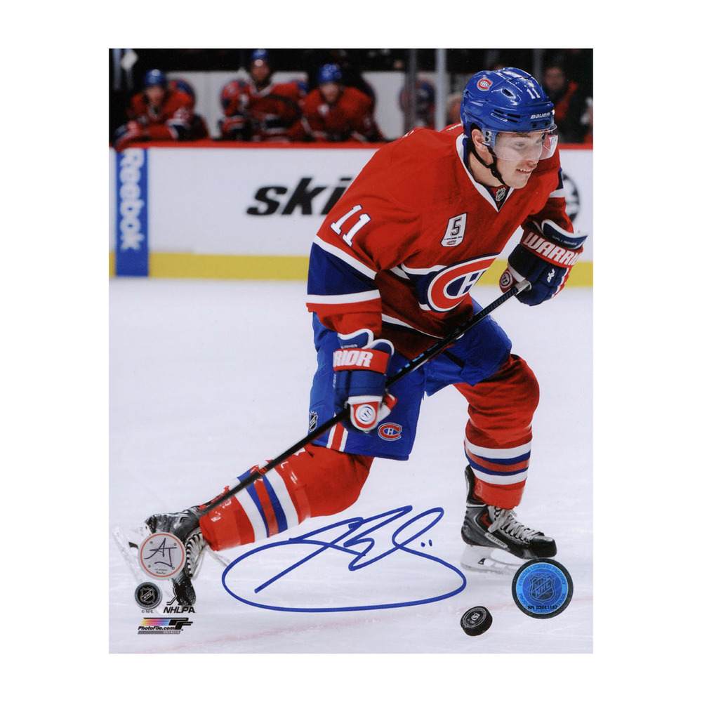 Brendan Gallagher Autographed Montreal Canadiens Hockey 8x10 Photo