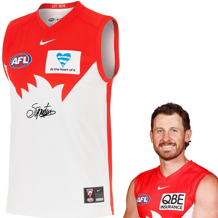 Photo of Harry Cunningham #7 Sydney Swans 2025 QBE Charity Guernsey