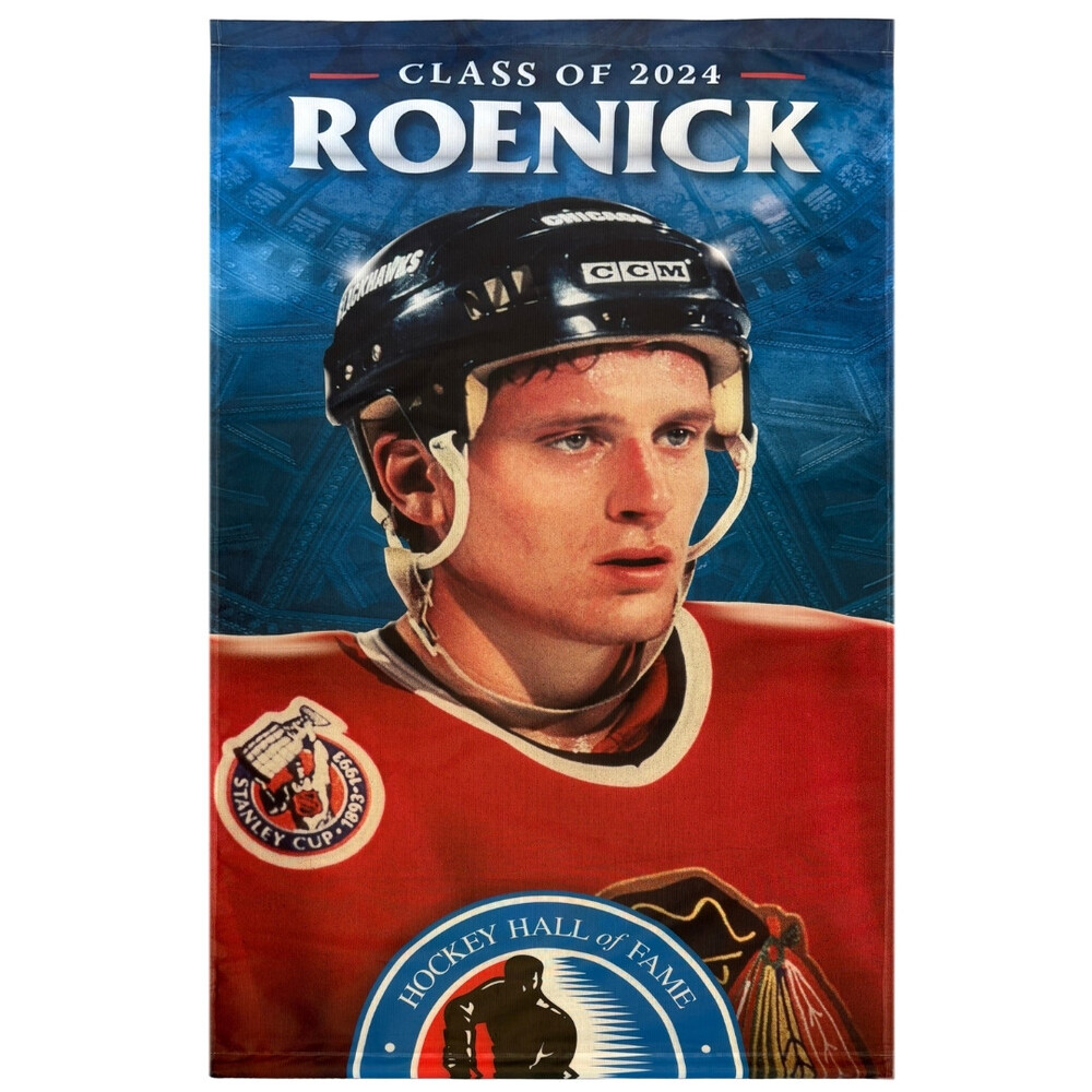 Jeremy Roenick Class of 2024 Great Hall Window Banner - Limited Edition 1/1 ONLY ONE AVAILABLE