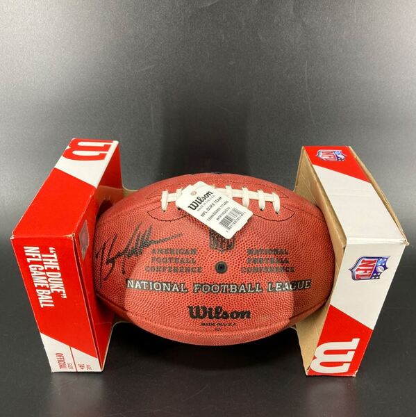 Titans - Coach Brian Callahan Signed Authentic Football With Titans Logo...