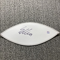 NFL - Eagles Evan Mathis signed White Panel