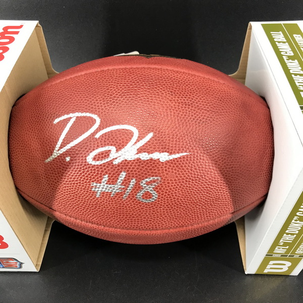 NFL - Ravens Diontae Johnson Signed Authentic Football