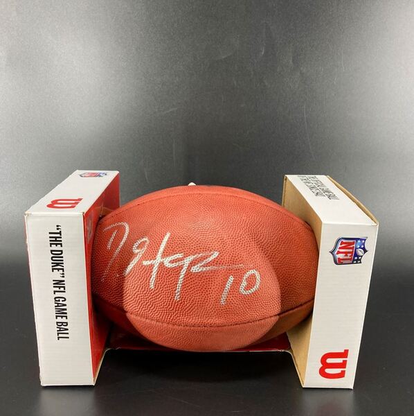 Titans - DeAndre Hopkins Signed Authentic Football -Unauthenticated