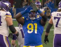 Redcross LA Wildfire Relief -Rams Kobie Turner Game Worn Jersey 1.13.25 ...