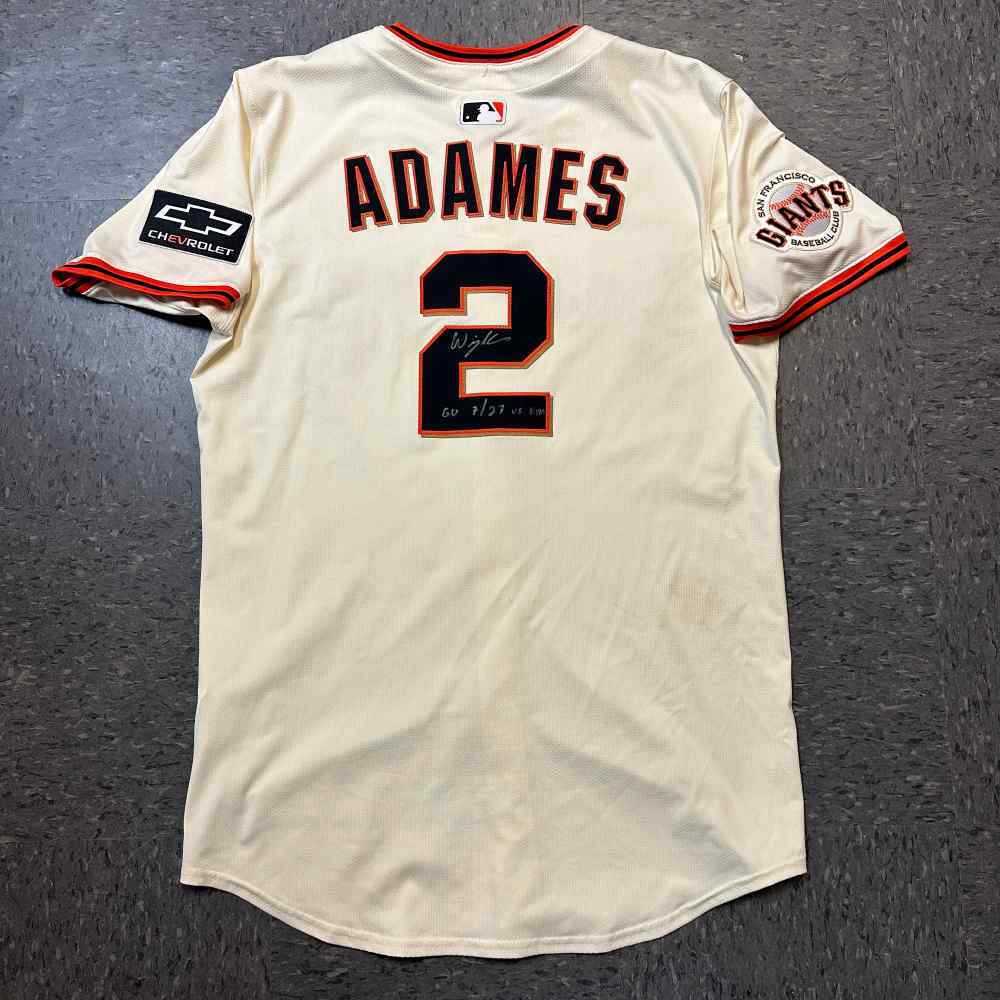 2025 Game-Used + Autographed & Inscribed Jersey - #2 Willy Adames