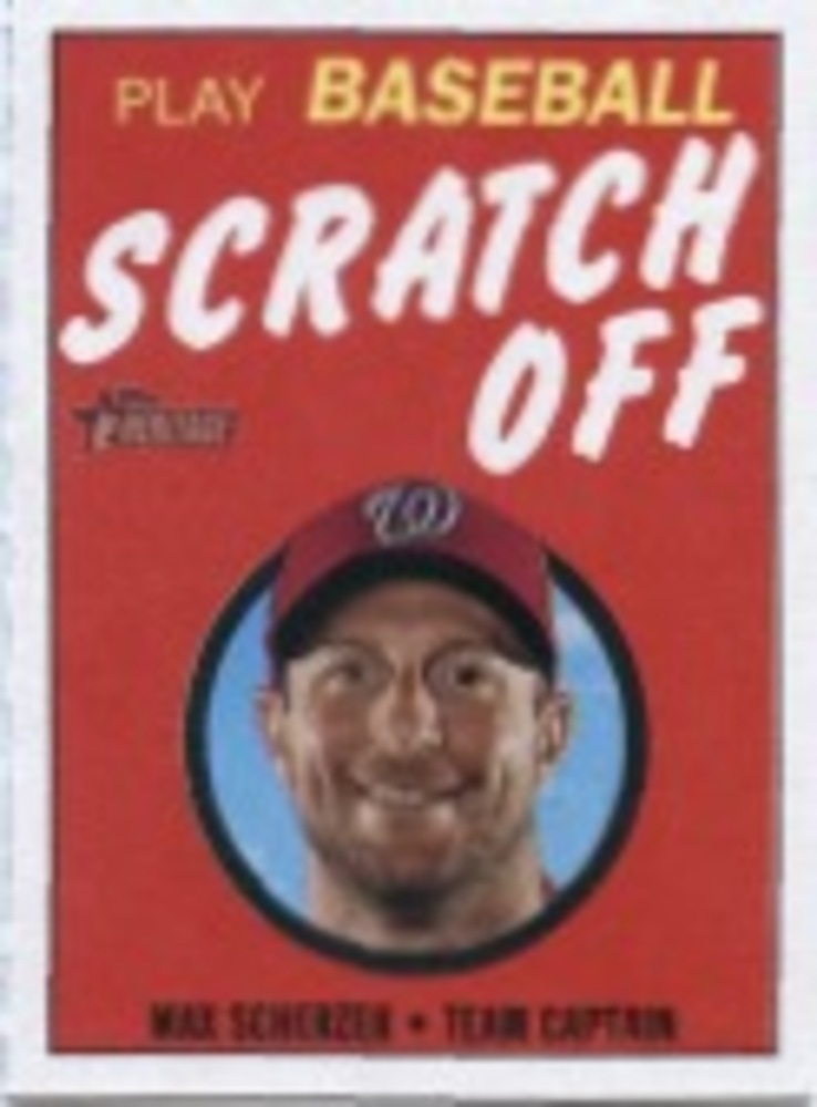 2019 Topps Heritage '70 Topps Scratch Offs #16 Max Scherzer