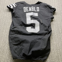 STS - Raiders Divine Deablo Game Used Jersey (11/24/24) Size 42 with 65 ...