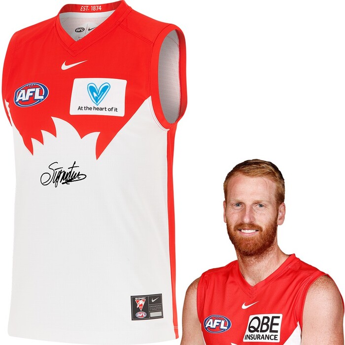 Photo of Aaron Francis #10 Sydney Swans 2025 QBE Charity Guernsey