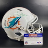 NFL - Dolphins Quinn Ewers Signed Replica Speed Helmet