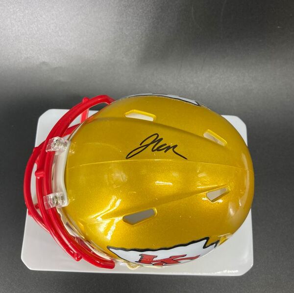 NFL - Chiefs Jalen Royals Signed Flash Mini Helmet