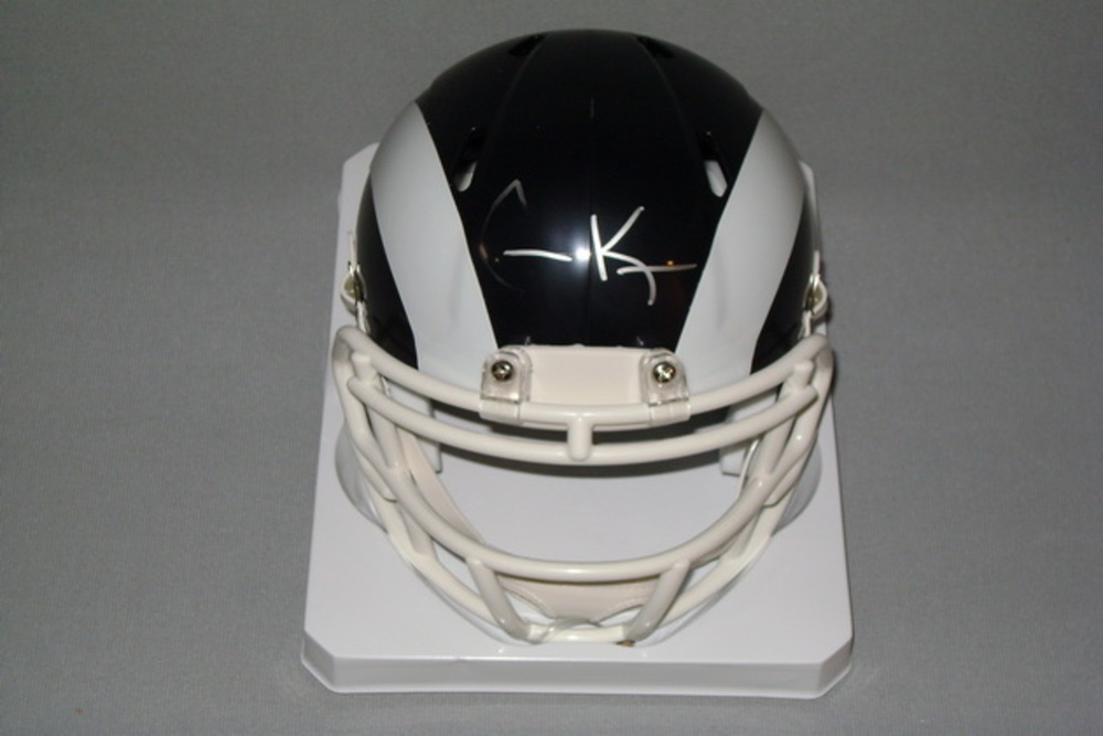 California Wildfire Relief RAMS COOPER KUPP SIGNED RAMS MINI HELMET