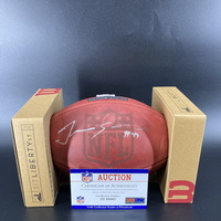 Bills - Tremaine Edmunds Signed Authentic Football with Pro Bowl Logo