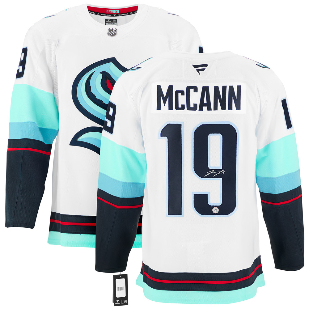 Jared McCann Signed Seattle Kraken White Fanatics Premium Jersey