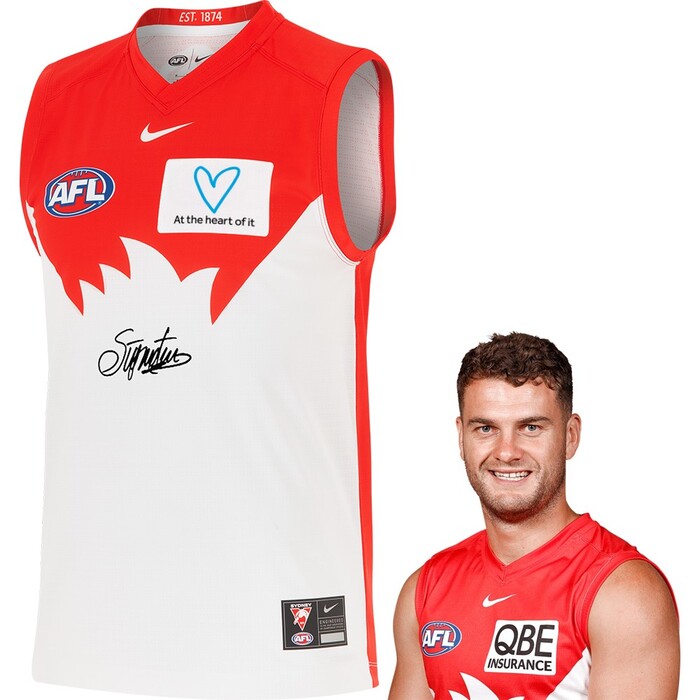 Photo of Tom Papley #11 Sydney Swans 2025 QBE Charity Guernsey