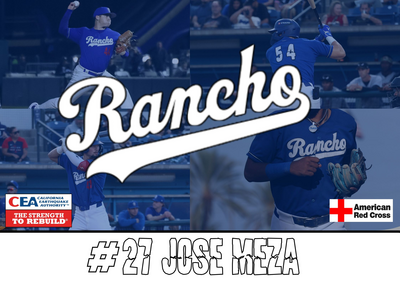 Blue Rancho Jersey #27 Jose Meza - Size 48