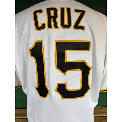 Photo of Game Used White Jersey: Oneil Cruz- (1-5) Double, RBI, Run- Date: 5/14/2026 - Size 46