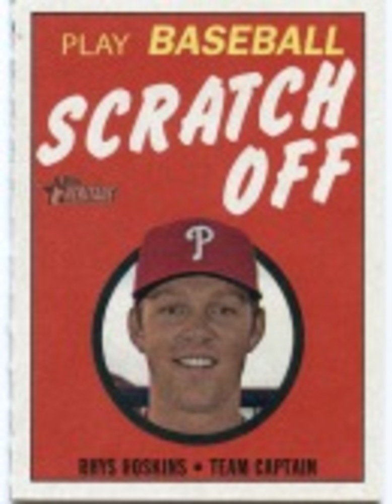 2019 Topps Heritage '70 Topps Scratch Offs #19 Rhys Hoskins