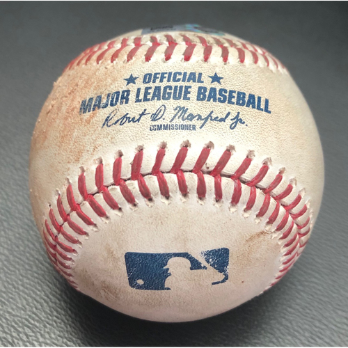 Game Used Baseball from John Means No Hitter - Pitcher: John Means, Batter: Kyle Lewis (Flyout)- Bottom 8th (BAL @ SEA 5/5/21)