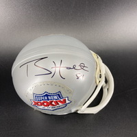 Rams Torry Holt Signed Super Bowl 34 Mini Helmet