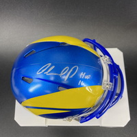 HOF - Rams Orlando Pace Signed Mini Helmet