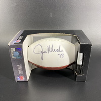 Jets - Joe Klecko Signed Mini Football with Jets Logo