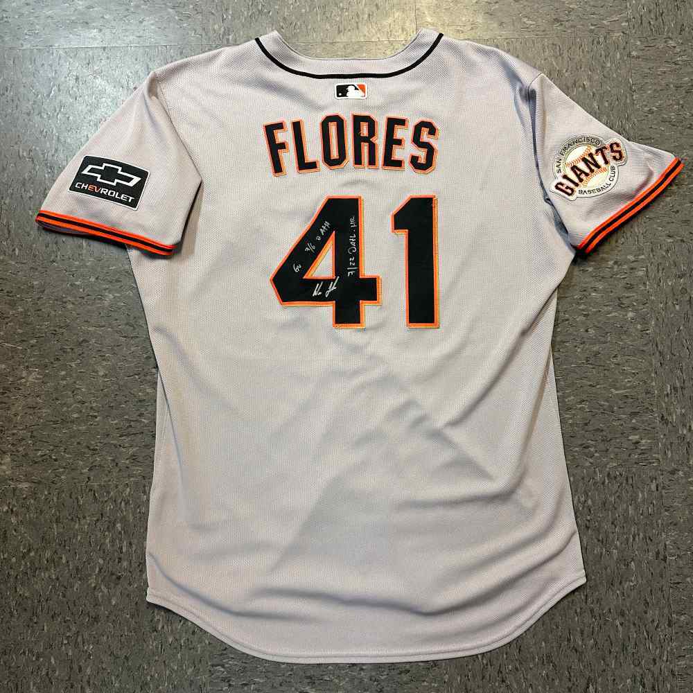 2025 Game-Used + Autographed & Inscribed Jersey - #41 Wilmer
