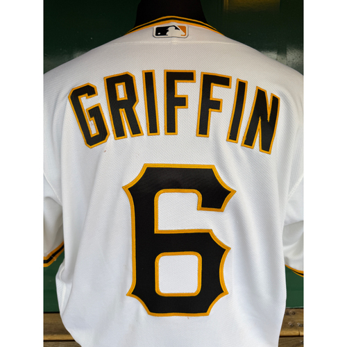 Photo of Game Used White Jersey: Konnor Griffin- (0-4) - Date: 9/23/2026 - Size 44