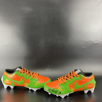 MCMC - Broadcaster Nate Burleson Signed Custom Cleats 2024 Season Size 1...