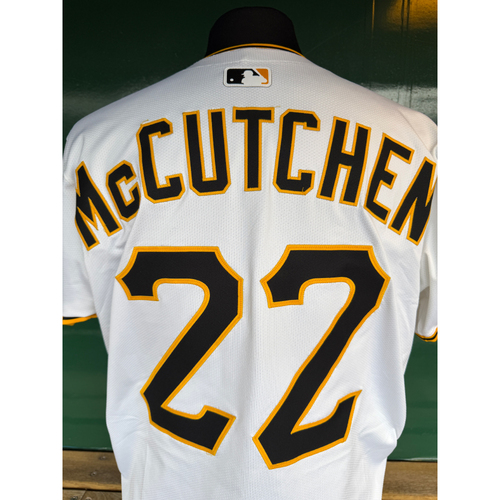 Photo of Game Used White Jersey: Andrew McCutchen- (1-4) Home Run, RBI, Run- Date: 9/3/2025 - Size 44