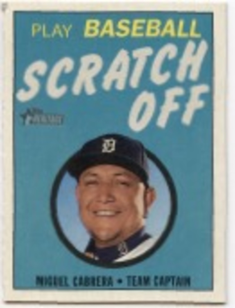 2019 Topps Heritage '70 Topps Scratch Offs #27 Miguel Cabrera