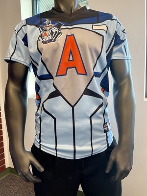 #14 Erinson Placencia marvel game worn jersey