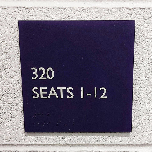 Scotiabank Arena Seat Signage (Section 320)