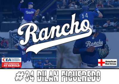 Blue Rancho Jersey #34 Dilan Figueredo - Size 