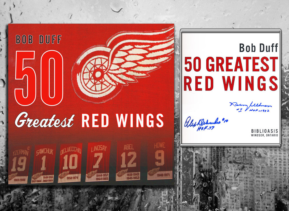 50 GREATEST RED WINGS Signed Hardcover Book