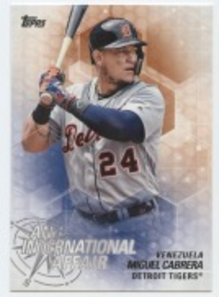 2018 Topps Update An International Affair #IA48 Miguel Cabrera