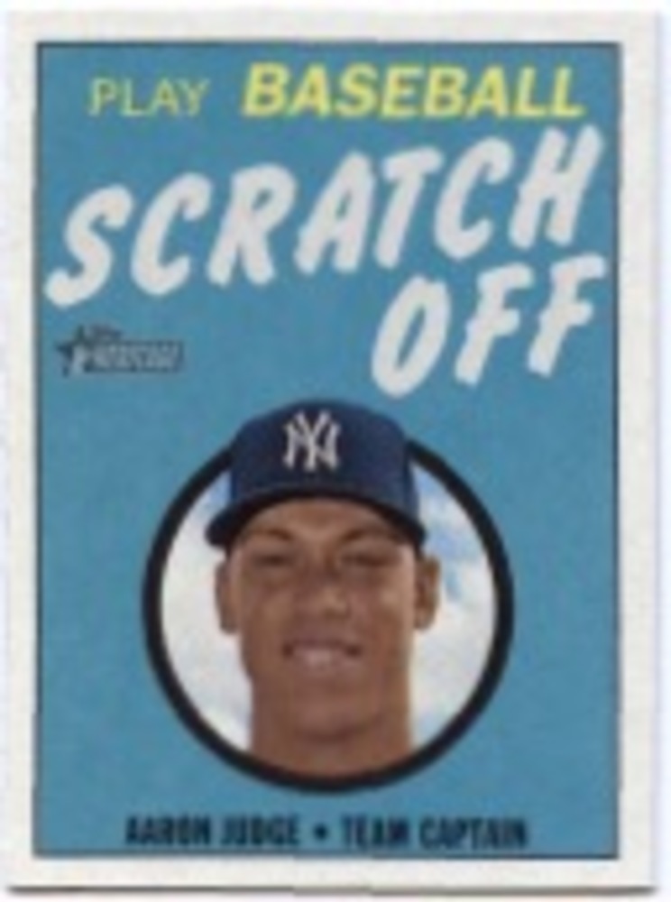 2019 Topps Heritage '70 Topps Scratch Offs #30 Aaron Judge