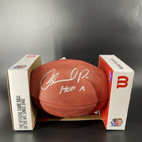 HOF - Rams Orlando Pace Signed Authentic Football with HOF 16 Inscription