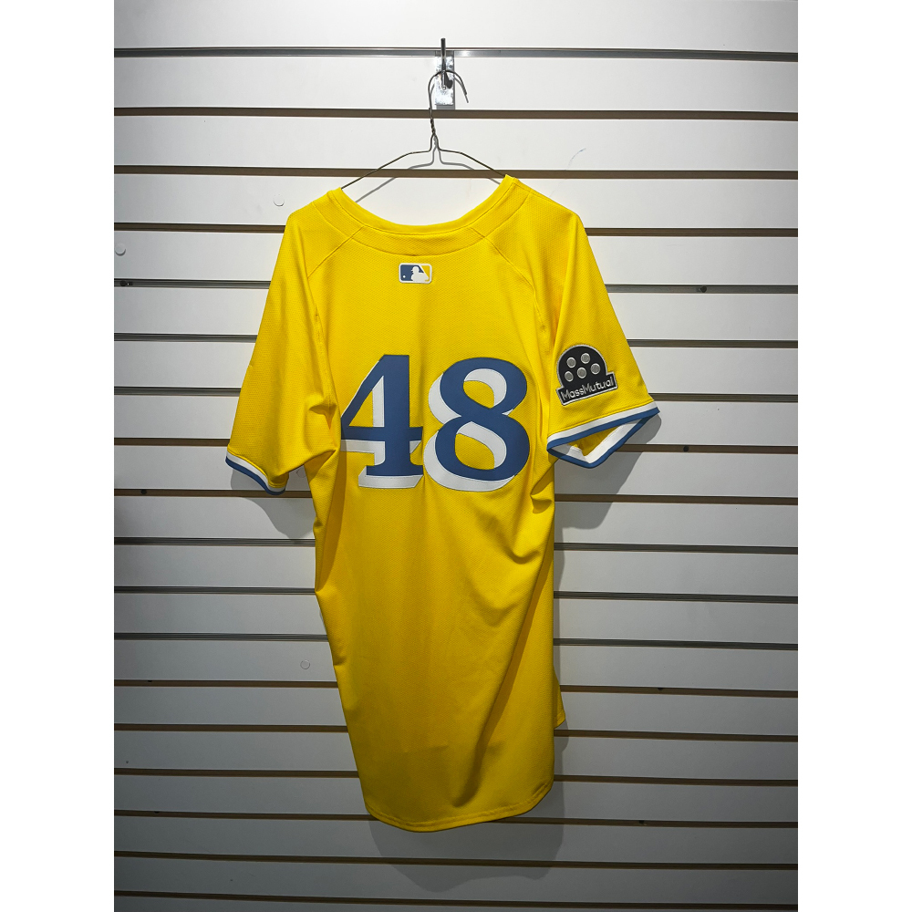 「Yellow Sorosさま専用」Ron Herman × MLB ドジャース Roman Anthony 2025 Team Issued Home Alternate Jersey Size 44 | Red
