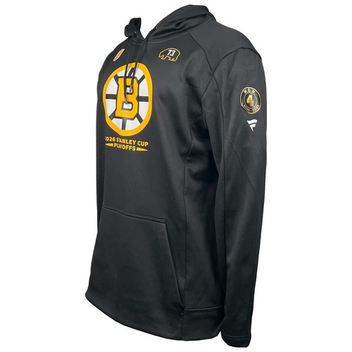 Photo of Team-Issued 2026 Playoffs Player-Worn Fanatics Bruins Hoodie - Charlie McAvoy