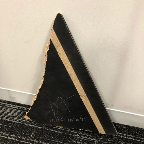 Dean Ambrose USED & SIGNED Piece of Table (Hell in a Cell - 10/26/14)