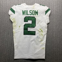 Crucial Catch - Jets Zach Wilson Game Used Jersey (10/23/2022) with Capt...