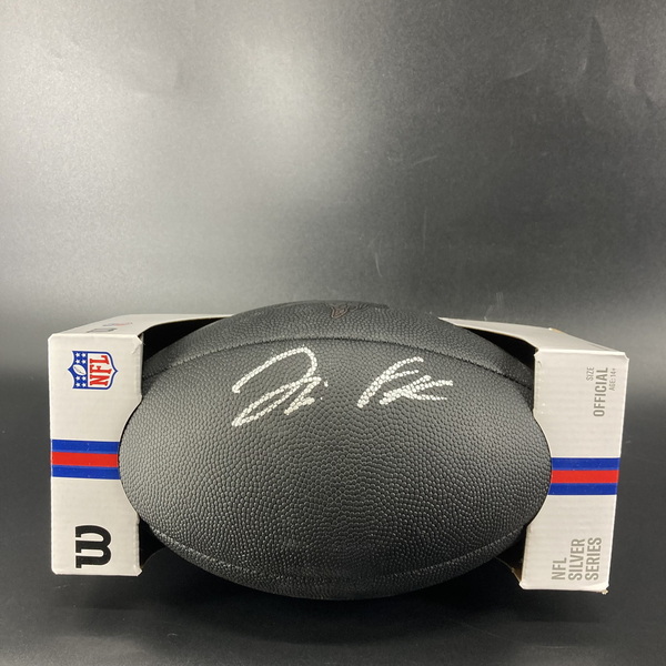 NFL - Vikings Tai Felton Signed Black Composite Silver Series Football