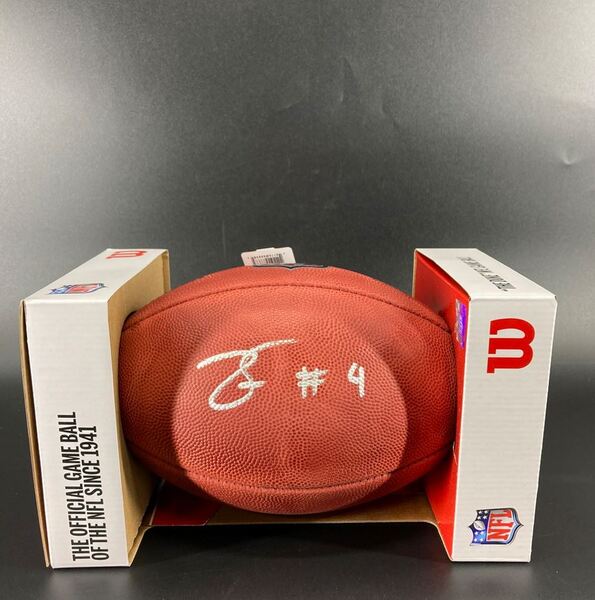 NFL - Ravens Zay Flowers Signed Authentic Football