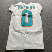 International Games - Dolphins Braxton Berrios Game Worn Jersey (11/05/2...
