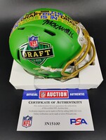 NFL - Bills Maxwell Hairston Signed NFL Draft Mini Helmet