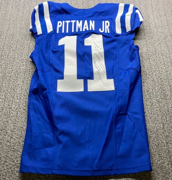 Crucial Catch - Colts Michael Pittman Jr. Signed Game Issued Jersey Size...