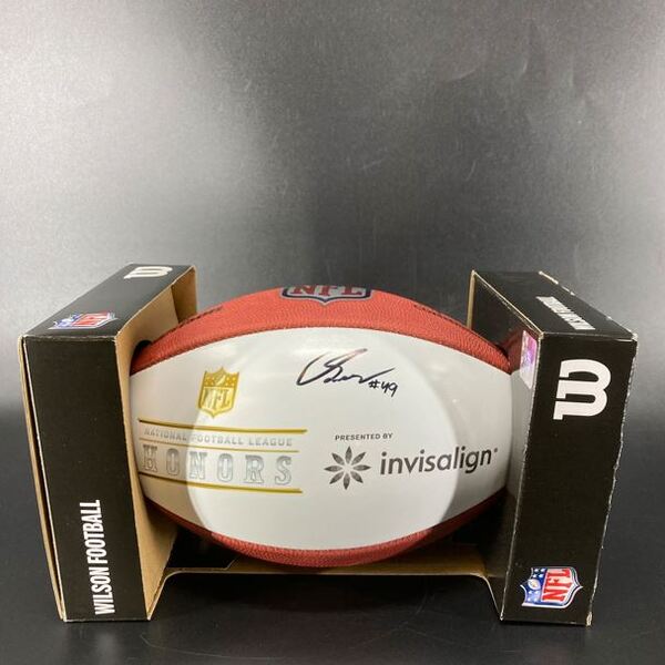 NFL - Browns Carson Schwesinger Signed NFL Honors Football