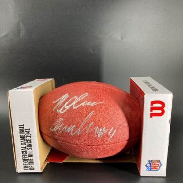 NFL - Eagles Nolan Smith Signed Authentic Football